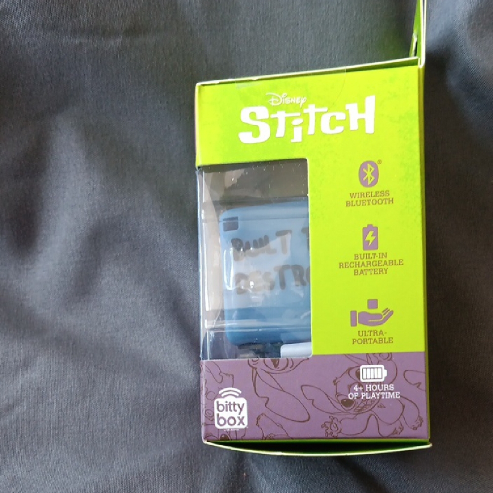Disney Stitch Blue Bluetooth Speaker with Keychain - Picture 4 of 4